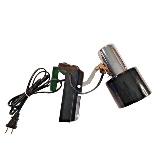 Vintage Black Electric Portable Lamp Adjustable E58113-Tested Works!-Light - Picture 5 of 10